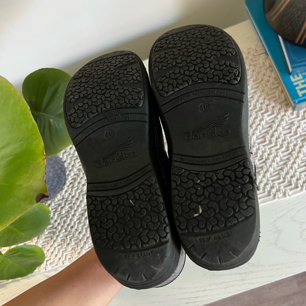 Dansko Lacy Leather Nursing Clogs - Picture 6 of 11